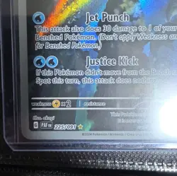 Pokemon Palafin 225/091 SV Paldean Fates Illustration Rare Full Art Holo - Image 3