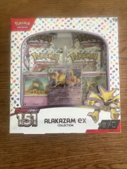 Pokemon Scarlet & Violet 151 Alakazam ex Collection Box Promo Booster English - Image 1