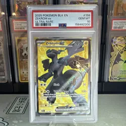 Zekrom ex (Holo) 158/086 Sv: Black Bolt Ultra Rare EN 2025 PSA 10 - Image 1