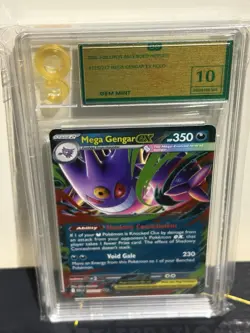 Pokemon TCG Mega Gengar EX Ascended Heroes Graded 10 Gem Mint OG - Image 2