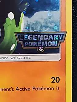 Zygarde 72/131 Cosmos Holo Rare TCG Promo Stamped Legendary Pokemon - Image 2