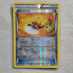 Pokemon Flashfire 96/106 Sacred Ash - Trainer Reverse Holo - Near Mint - Image 1