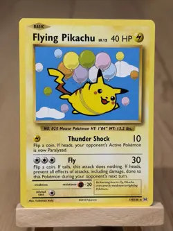 Flying Pikachu 110/108 Secret Rare Pokemon TCG XY - Evolutions NM - Image 1