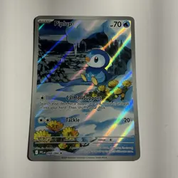 Piplup 098/094 Illustration Rare Phantasmal Flames Pokemon TCG Near Mint - Image 1