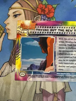 1999 Topps Pokemon Mewtwo Strikes Back Trying Out The New Toy Holo Foil - Image 5