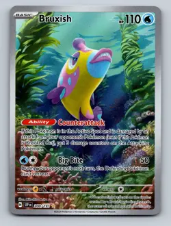 Pokemon TCG Bruxish Holo Illustration Rare SV08: Surging Sparks 200/191 - Image 1