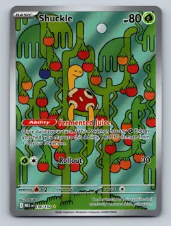 Pokemon TCG Shuckle - Holo Illustration Rare ME01: Mega Evolution 136/132 - Image 1