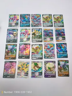 20 Chinese Pokemon Cards - V/VMAX/VSTAR Lot - Regigigas, Drapion, Regice - NM/MI - Image 1
