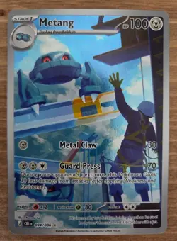 Pokemon Metang Illustration Rare Full Art Holo 094/086 - Chaos Rising - NM - Image 1