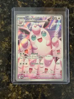 Pokemon TCG Wigglytuff 105/94 Phantasmal Flames Illustration Rare Near Mint - Image 1