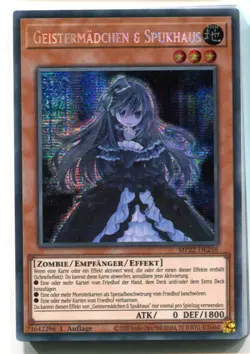 Yu-GI-OH Geistermadchen & Spukhaus Prismatisch Secret Rare MP22-DE258 - Image 1
