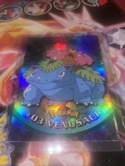 1999 Topps Pokemon Lot Bulbasaur Ivysaur Venusaur Blue logo NM Rainbow HOLO FOIL - Image 2