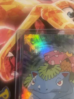 1999 Topps Pokemon Lot Bulbasaur Ivysaur Venusaur Blue logo NM Rainbow HOLO FOIL - Image 3