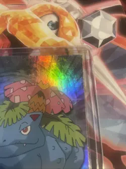 1999 Topps Pokemon Lot Bulbasaur Ivysaur Venusaur Blue logo NM Rainbow HOLO FOIL - Image 4