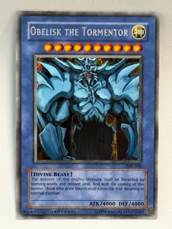 Yu-Gi-Oh! Slifer, Obelisk & Ra GBI-001/002/003 Secret Rare Set Gameboy Promos - Image 2