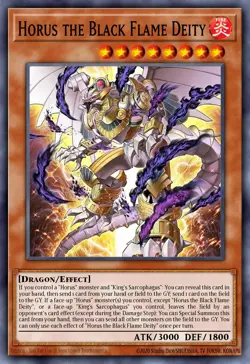 Horus the Black Flame Deity MP25-EN158 1st ED NM Yu-Gi-Oh! ULTRA RARE - Image 1