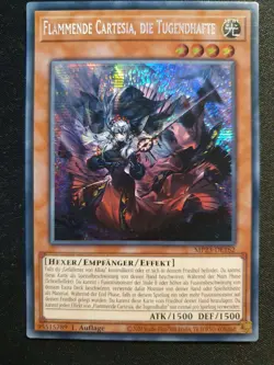 Yu-Gi-Oh! MP23-DE162 Flammende Cartesia die Tugendhafte Secret Rare NM 1st Ed - Image 1