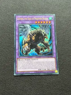 Chimera the King of Phantom Beasts DUNE-EN033 Ultra Rare 1st Edition Yugioh NM - Image 1