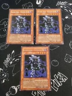 Yugioh - Destiny Hero - Diamond Dude EOJ-EN003 NM Unlimited Rare x3 - Image 1