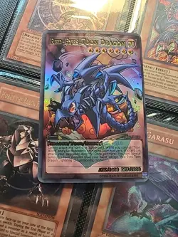 Red Eyes Toon Dragon Cards ACG Yugioh! - Image 1