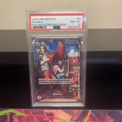 PSA 10 Shanks One Piece PSA Magazine Promo With Matching Near Mint Magazine. - Image 5