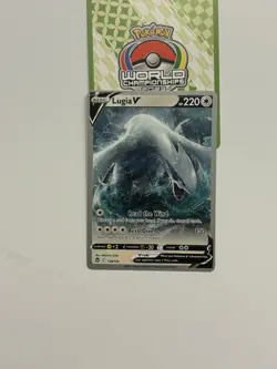 Lugia V 138/195 2023 Pokemon World Championships Deck Variant Silver Tempest F - Image 1