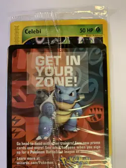 Pokemon - WOTC Black Star Promo Card #50 Celebi movie SEALED - Image 1