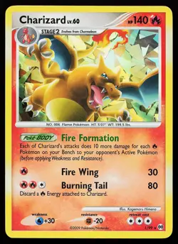 Charizard 1/99 Cracked Ice Holo Rare Arceus Pokemon Card - Image 1