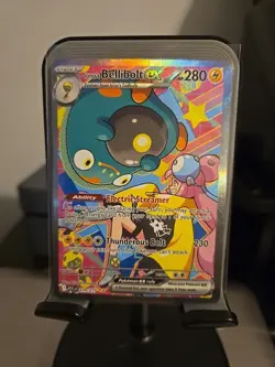 Pokemon Iono's Bellibolt EX Full Art Holo Card 279/217 280HP Special Illustrati - Image 1