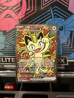 Meowth Ex Perfect Order #121/088 Special Illustration Rare Pokemon Card - Image 1
