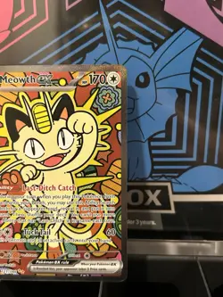 Meowth Ex Perfect Order #121/088 Special Illustration Rare Pokemon Card - Image 2