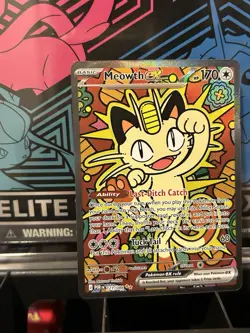 Meowth Ex Perfect Order #121/088 Special Illustration Rare Pokemon Card - Image 3