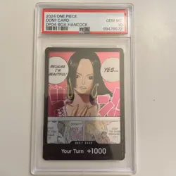 One Piece PSA 10 Don!! Card Boa Hancock 2024 DP04 English - Image 1