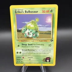 Erika's Bulbasaur - 39/132 - Pokemon Gym Challenge Unlimited Card WOTC NM - Image 1