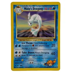 Misty’s Dewgong 54/132 Gym Challenge Unlimited WOTC Pokemon Card - Image 1
