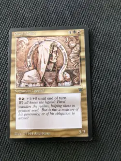 Pavel Maliki Card 1994 Legends Magic the Gathering Pack Fresh Un Played - Image 1