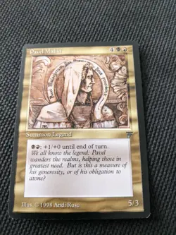 Pavel Maliki Card 1994 Legends Magic the Gathering Pack Fresh Un Played - Image 2