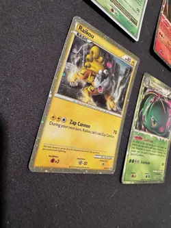 Pokemon TCG Vintage Holo 4 Card Lot - Shaymin Raikou Meganium Typhlosion 2009 - Image 3