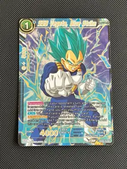 Dragon Ball Super Card Game SSB Vegeta, Blue Strike EX25-15 EX NM Premium Anniv - Image 1