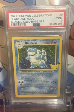 (PSA 9) Pokemon: Celebrations Classic Collection - Blastoise #2 [Holo] - Image 1