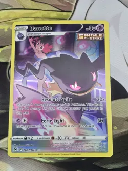 Banette - TG07/TG30 - Pokemon Lost Origin Trainer Gallery Holo Rare Card NM - Image 1