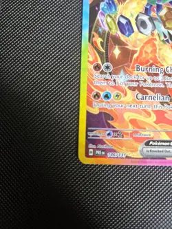 Pokemon TCG Flareon EX Prismatic Evolutions Card 146/131 Sir Illustration Rare - Image 5