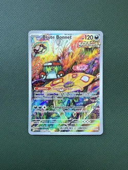 Pokemon TCG Brute Bonnet 207/182 Paradox Rift Illustration Rare NM - Image 1