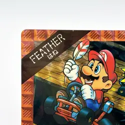 Bowser Super Mario World Mario Kart Top Sun 90s Card HOLO Nintendo Japan Rare - Image 2