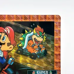 Bowser Super Mario World Mario Kart Top Sun 90s Card HOLO Nintendo Japan Rare - Image 4