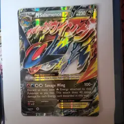 Pokemon TCG Mega Salamence EX XY Black Star Promos XY171 JUMBO Promo - Image 1