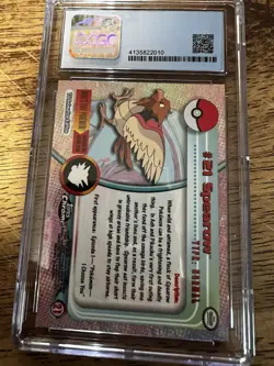 POKEMON - TOPPS CHROME SERIES 1 - SPEAROW #21 - 2000 - Cgc Pristine 10 - Image 2