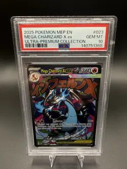 PSA 10 Charizard X Ex 023 Black Star Promo Mega Evolution UPC 2025 English - Image 1