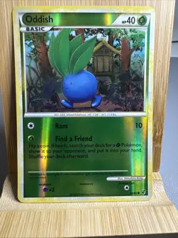 Pokemon Oddish Common Undaunted 60/90 Reverse Holo NM Near Mint Pokemon TCG - Image 1
