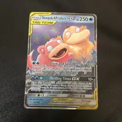 The Pokemon Company Slowpoke & Psyduck GX Unified Minds 35/236 Holo UR Eng 2019 - Image 1